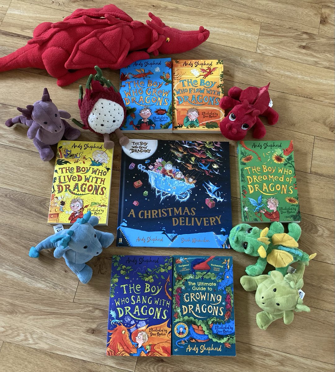 andyjshepherd's tweet image. I know it’s still early but the newest dragon couldn’t wait any longer

#TheBoyWhoGrewDragonsAChristmasDelivery flies out TODAY!

So happy to see this one out in the world.

Welcome little dragon!

&amp;amp; thank you @SarahWarbie  @templarbooks I’ve loved growing this dragon with you.