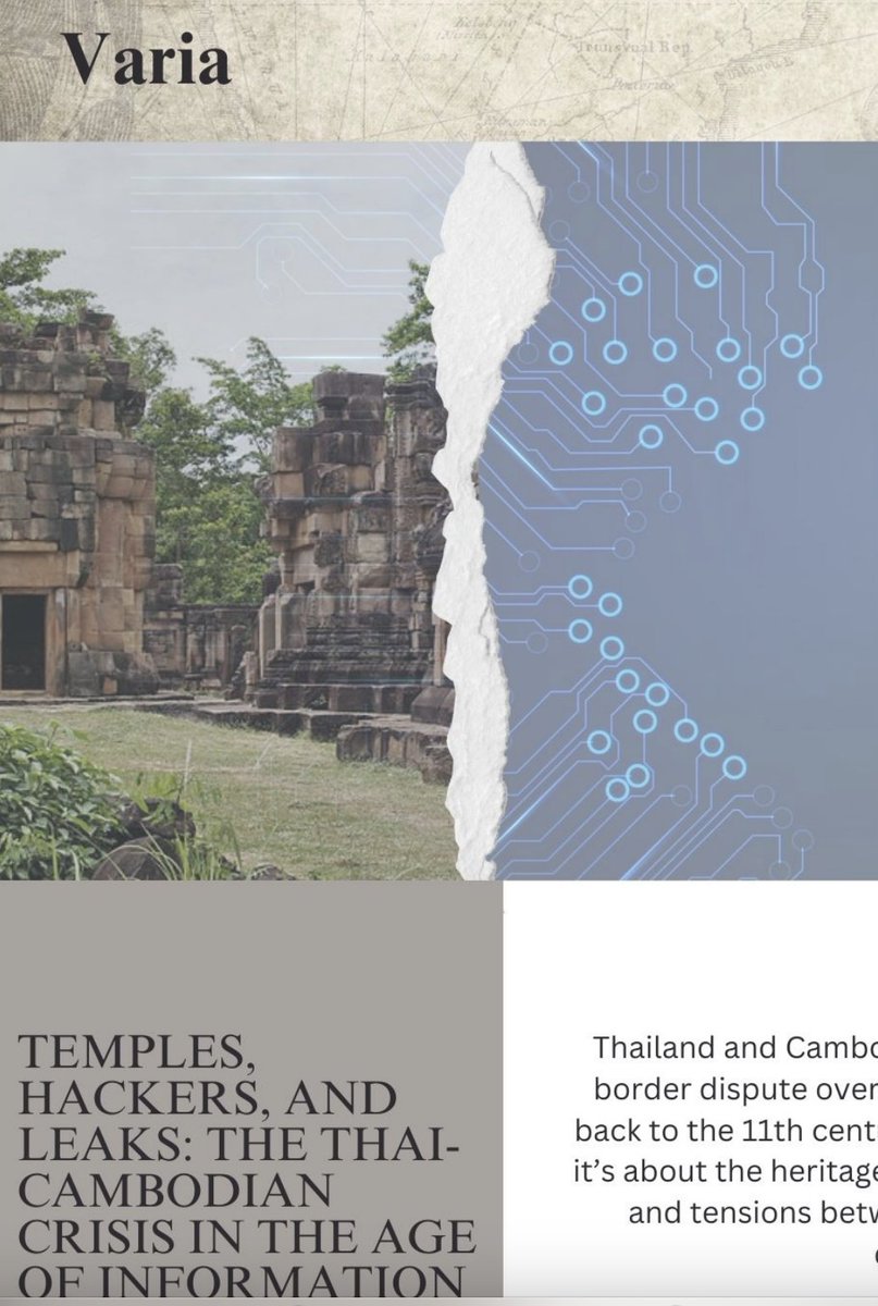 Mamy trochę nowości: zapraszamy do lektury najnowszego wydania Kwartalnik Boyma numer 3 - wydanie jesienne. A w nim m.in. o chińskiej recepcie na obronę przeciwko dronom, historie Polaków w Harbinie, wnioski po spotkaniu 🇵🇱🇮🇳 i recenzje
instytutboyma.org/pl/kwartalnik-…