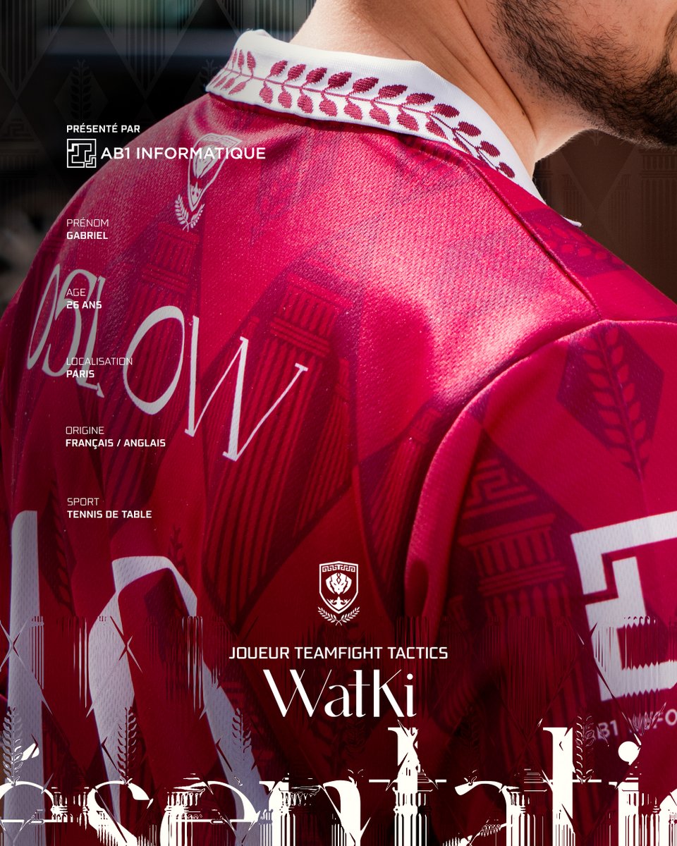À la découverte de nos talents #2 🔥
Présenté par <a href="/Ab1Informatique/">AB1 INFORMATIQUE</a> 🖥️

<a href="/WatkiTFT/">Watki TFT</a> est un joueur discret mais redoutablement talentueux sur TFT. Moins présent en compétition, il se distingue par sa régularité, sa solidité de jeu et son énorme potentiel. 
Une pure pépite à suivre👀