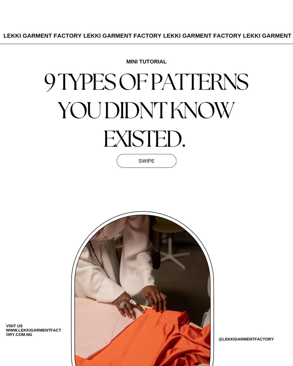 lekkigarment's tweet image. When you unlock the secrets of pattern making, precision meets creativity. Watch us make magic unfold for you in every stitch. ✂️✨
#PatternPerfection #FashionCraftsmanship
#PatternCrafting #SewistPatterns #PatternDesignInspo #StitchingPatterns #CreateWithPatterns