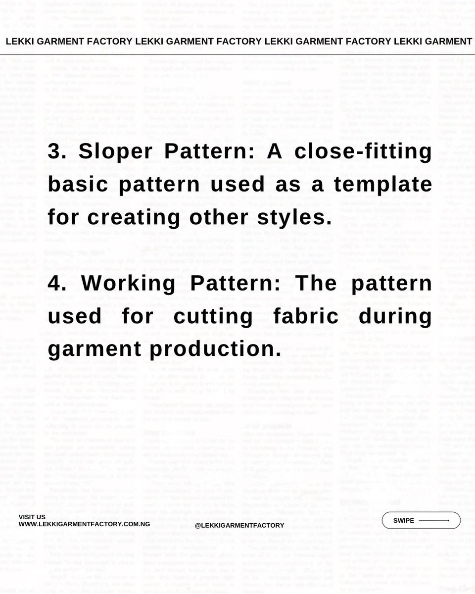 lekkigarment's tweet image. When you unlock the secrets of pattern making, precision meets creativity. Watch us make magic unfold for you in every stitch. ✂️✨
#PatternPerfection #FashionCraftsmanship
#PatternCrafting #SewistPatterns #PatternDesignInspo #StitchingPatterns #CreateWithPatterns