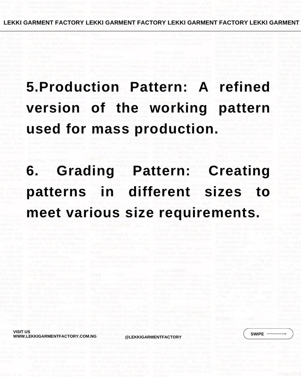 lekkigarment's tweet image. When you unlock the secrets of pattern making, precision meets creativity. Watch us make magic unfold for you in every stitch. ✂️✨
#PatternPerfection #FashionCraftsmanship
#PatternCrafting #SewistPatterns #PatternDesignInspo #StitchingPatterns #CreateWithPatterns