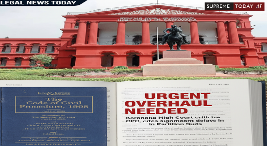 SupremeTodayAI's tweet image. Karnataka High Court Urges Major CPC Overhaul to End Delays in Partition Suits

supremetoday.ai/doc/news/karna…

#CPCReform #CivilProcedure #PartitionSuits