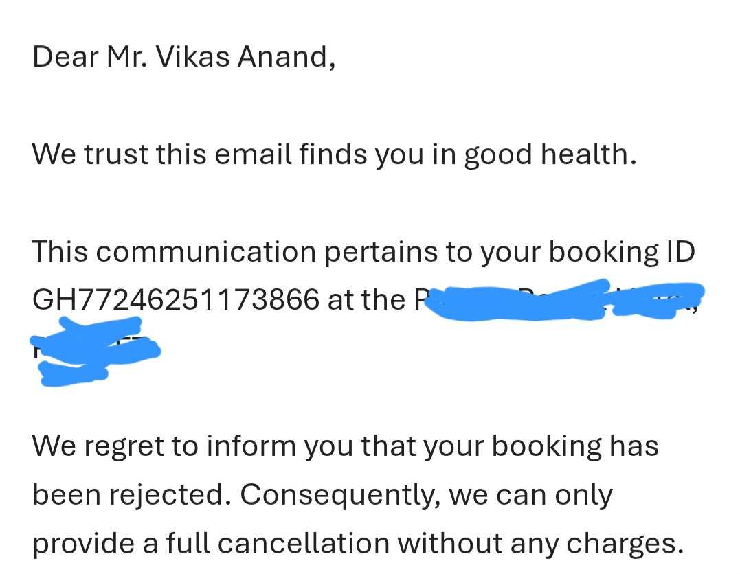 vikas_and's tweet photo. @goibibo @GoibiboSupport @jagograhakjago
Urgent.. provide some resolution .. prices are doubled. This was confirmed a month back. https://t.co/EjkoHiQYb7