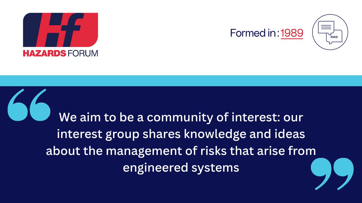 Read our Q&amp;A with Richard Roff, Chair of the Engineered System Hazards group: lnkd.in/ekwKfQEe