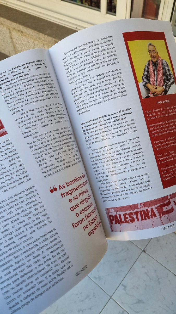 🇵🇸 No EnMovemento do <a href="/arredista/">Movemento Arredista 🚩</a> deste ano tivemos a oportunidade de entrevistar o Fayez para conversarmos sobre temas como o processo de libertaçom nacional do seu povo, a importância da língua nacional ou o uso da resistência armada.

#FreePalestine

👇