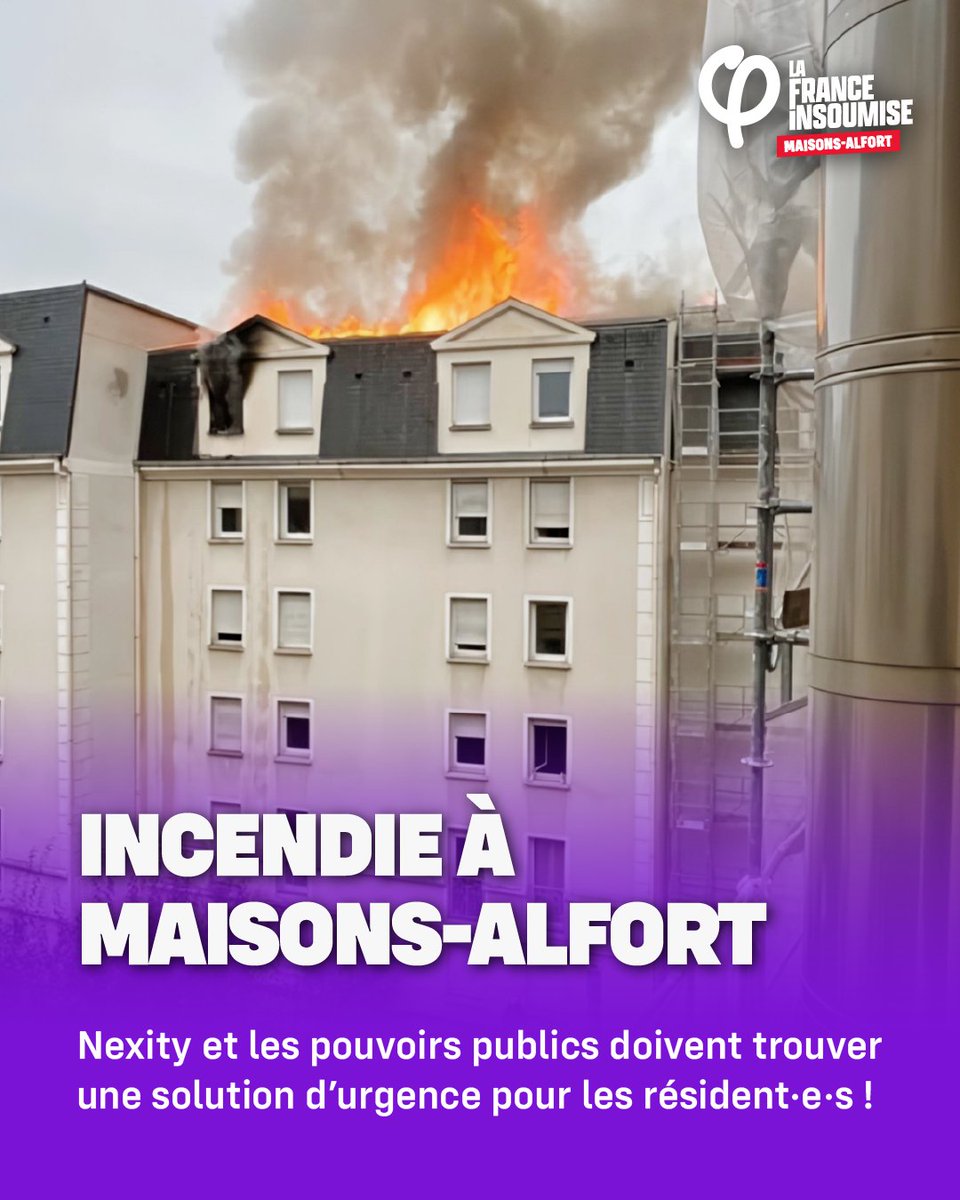 URGENT : 100 étudiant.e.s  sont sans solution d'hébergement ce soir suite à l'incendie de la résidence étudiante Nexity du 30 rue Eugène Renault !
C'est inacceptable.