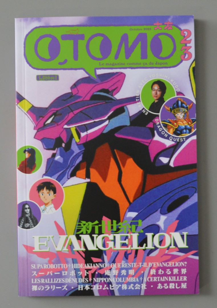 Mon précieux enfin récupéré : Otomo n°23 de chez <a href="/Otomogang/">Otomo Gang 🍙</a>  Il y a du robot géant et du Dragon Quest dedans. Foncez !