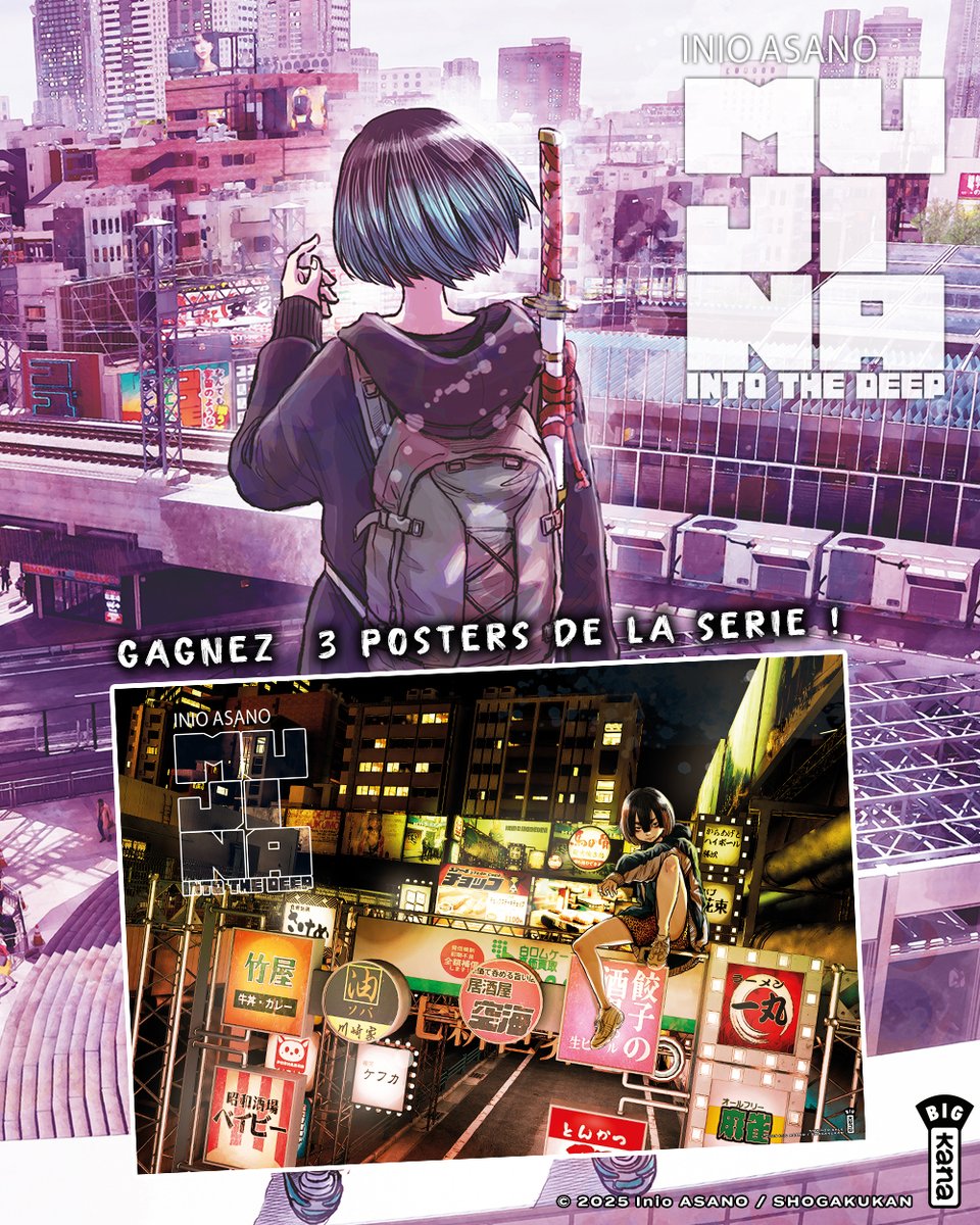 Concours Mujina Into The Deep ! ⚔️

Tentez de remporter un poster du nouveau manga de Inio Asano !
Pour participer :

1️⃣ RT ce post
2️⃣ Dites nous si vous choisiriez volontairement de devenir un Mujina ou non, et pourquoi 🤔

TAS le 16/10 !