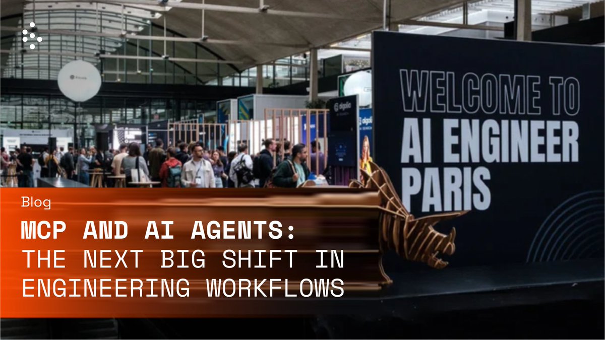 Agents aren’t the future — they’re already here.
At the AI Engineer Summit in Paris, we saw how fast the ecosystem is evolving.
▪️#MCP adoption is rising
▪️Spotify shows the power of the right use case
▪️Context &amp; agent-first dev = next decade
Read more👉  hubs.ly/Q03MV1j00