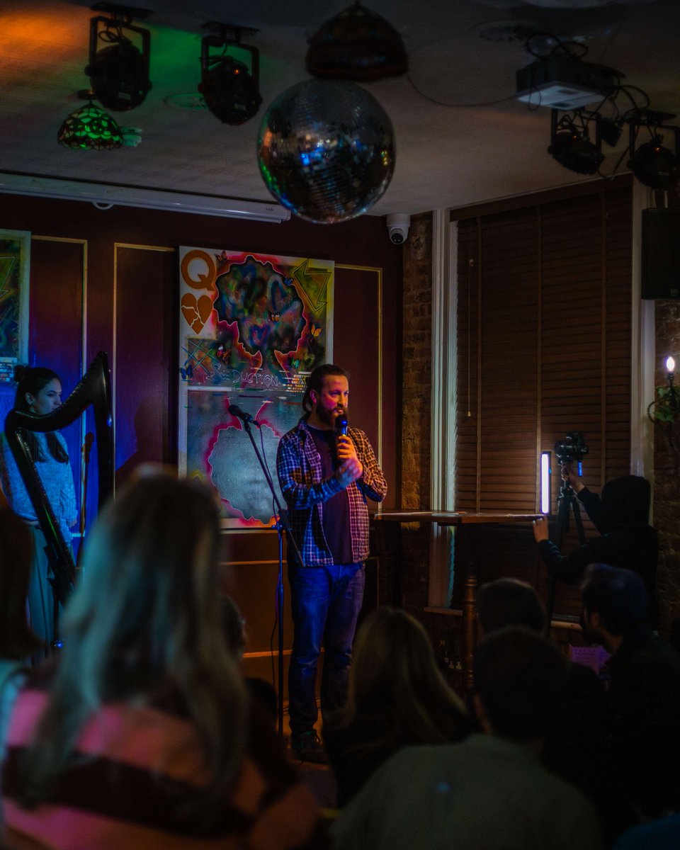 qotspub's tweet image. 🚨 CANCEL YOUR PLANS 🚨 

The Palace Studio Live Show is hitting the Queen on Thursday 23rd October at 7:00PM sharp. This is your only shot to hear the epic debut poetry-meets-music tracks with icons Kofi Achina and Bella Cox. 

Tickets are selling out fast!