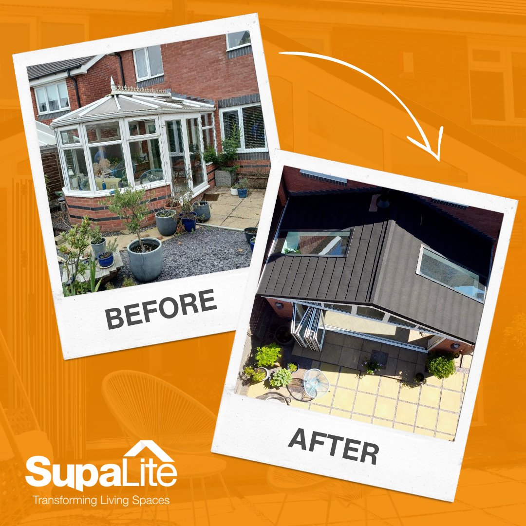 SupaLiteRoofs's tweet image. From a cold #conservatory to a #modernextension ❄️🔥

The homeowners wanted to transform their outdated conservatory into a space they could enjoy all year round, they achieved this with a #SupaLiteRoof

📸: Installation by SupaLite Premium Installers, Stafford Windows

#SupaLite