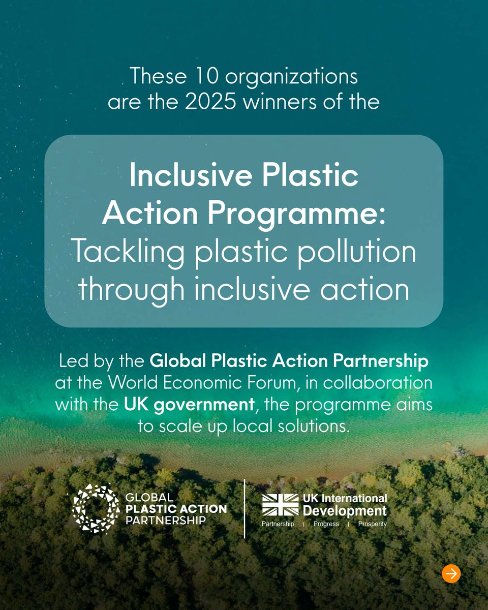 ukinphilippines's tweet image. With support from GOVUK &amp;amp; DefraGovUK, #GPAP names PH’s Advocates for Development Management and Sustainability a champion of Inclusive Plastic Action at wef. Together for fair, inclusive solutions to plastic pollution. 🔗 globalplasticaction.org/inclusiveaction