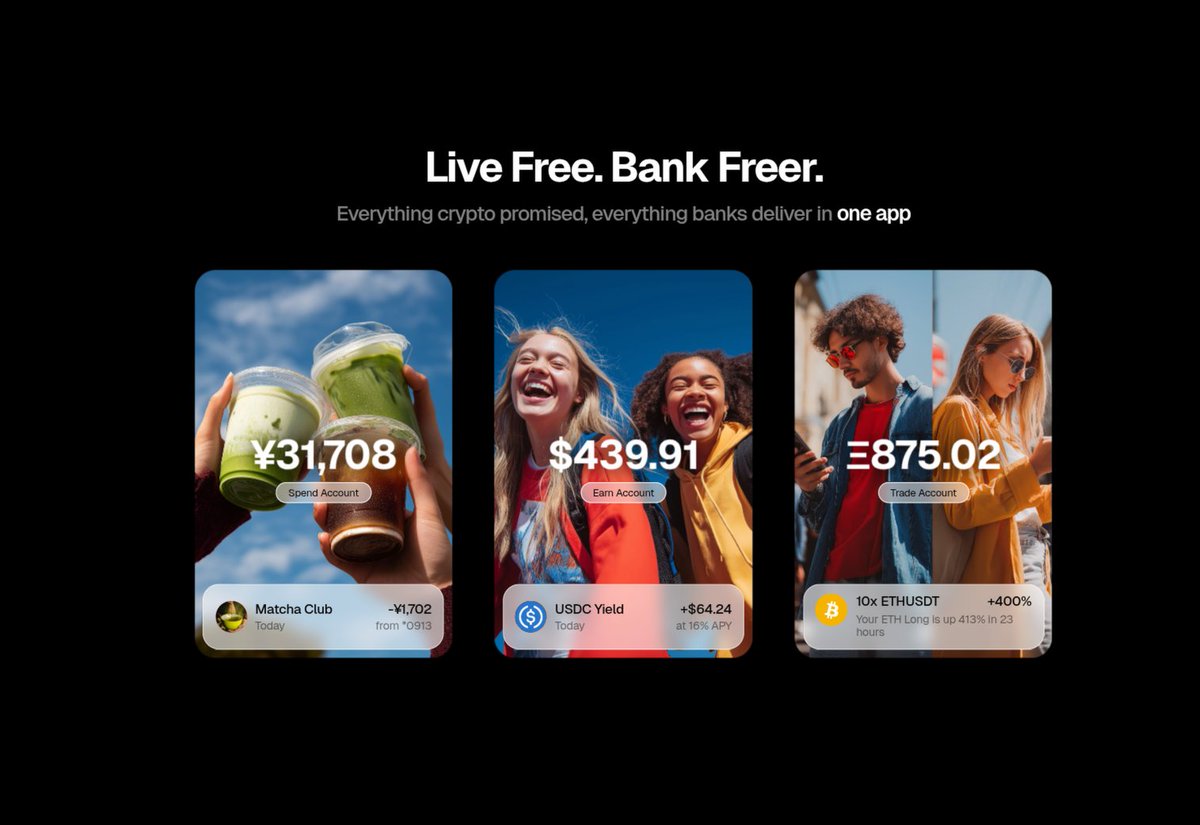 Very excited to be trying out <a href="/useTria/">Tria</a> 

Premium card offers a beautiful design and staggering 6% cashback. They aim to be a neobank with very international integrations, the way I see it is like a Web3 native Revolut.

Card is currently available in limited regions, (Japan,