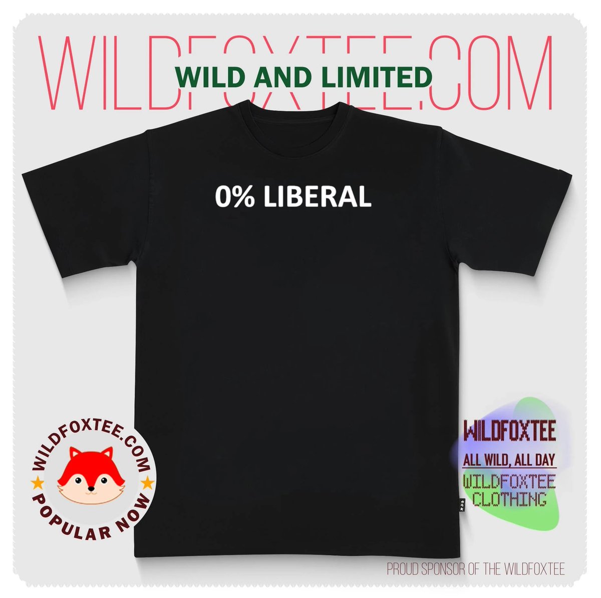 wildfoxtee's tweet image. 100% conservative. 0% liberal. This tee says it loud and proud 💪🇺🇸
#PatriotWear #ConservativeStyle #Wildfoxtee
👉 wildfoxtee.com/product/0-perc…