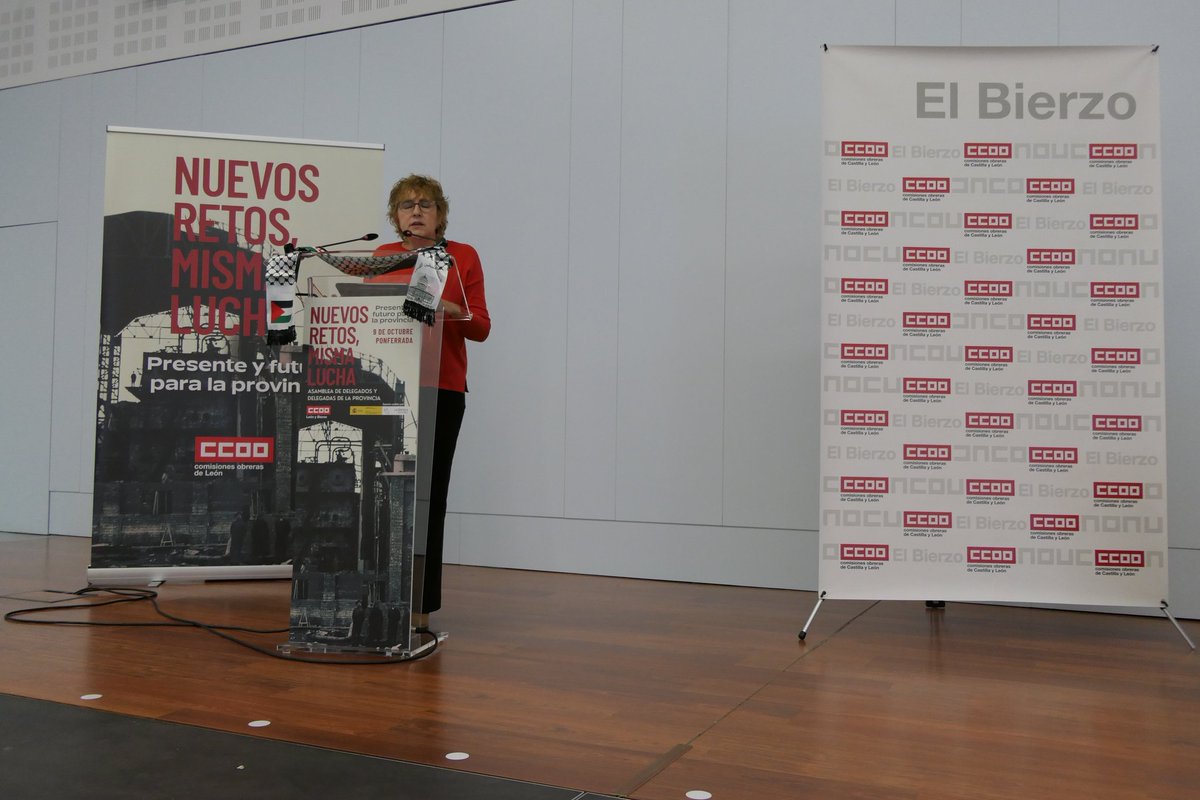 La secretaria general de CCOO CYL, <a href="/AnaAnamuros/">Ana Fernández</a> interviene en la asamblea de delegados y delegadas de <a href="/CCOOBIERZO/">Comisiones Obreras El Bierzo</a> 

🗣️ "Proponemos un operativo de prevención y extinción de incendios público 100%".

🗣️ "Vamos a presentar una propuesta de Política Forestal".

🗣️ "Necesitamos otras