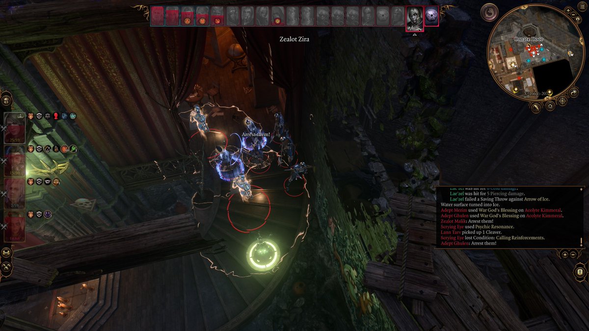 chiramu's tweet image. Oops, they&apos;re all dead :X Two runs in a row and I end up killing the whole tower in one go🙈 Also Zealot Dance Party during said fight too XD. #BaldursGate3 @larianstudios if you ever fix the bug enemies get with floor levels, this would&apos;ve been a *lot* harder! :P