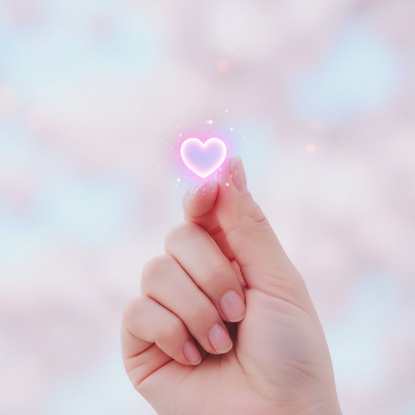 Fingerheart 比心 tweet media