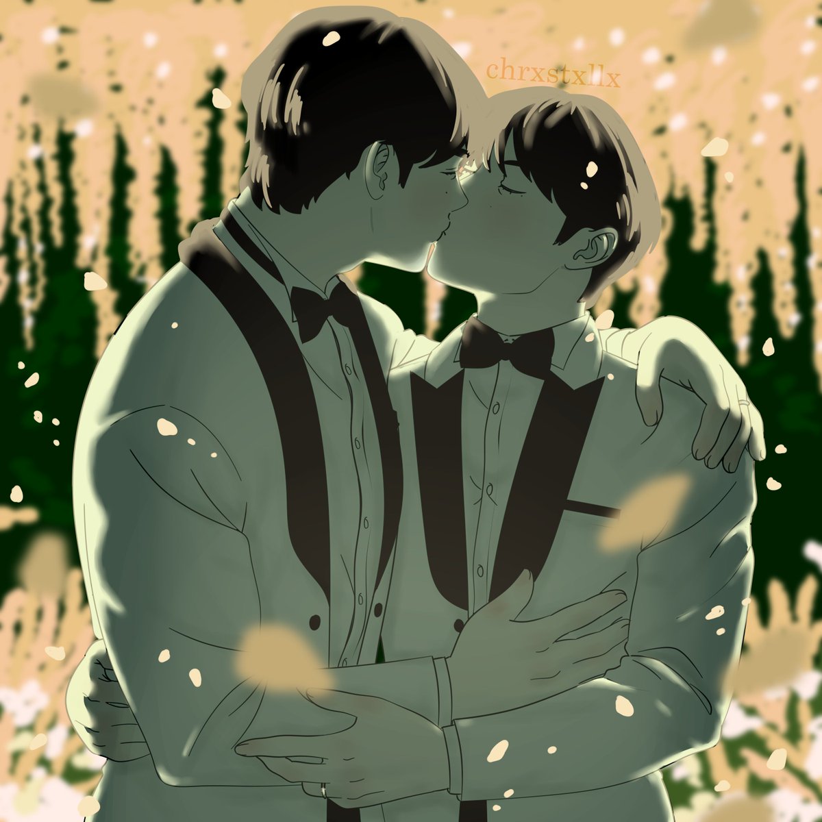 happy wedding anniversary 👨‍❤️‍💋‍👨

#jicheol #coupzi #scwz 🍒🍚