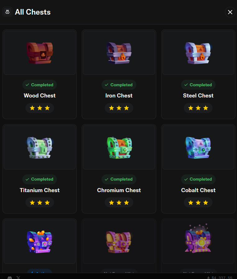 The amount of fee i burned for #opensea chest is insane. Crazy times. Hope my chest is full of $sea