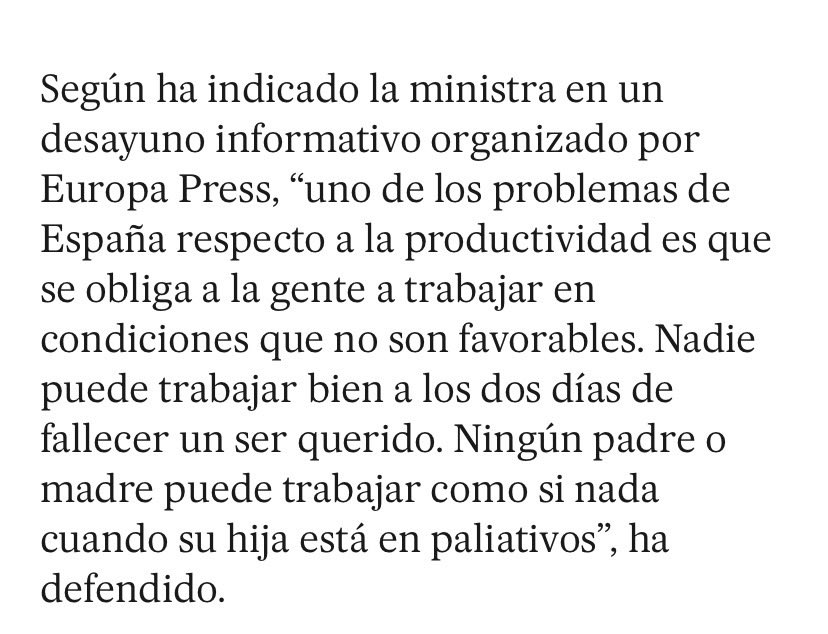 No amplían el permiso porque tengan compasión, sino porque un trabajador roto produce menos.