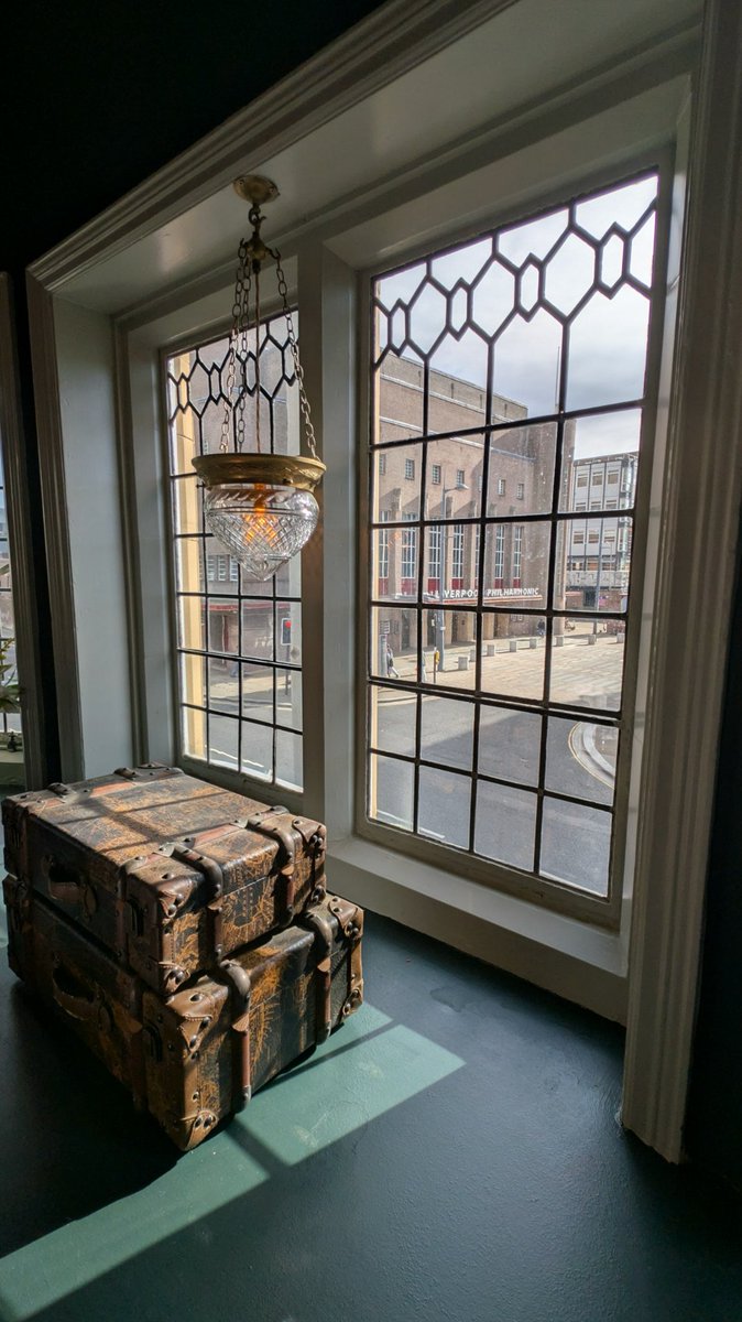 View of the Philharmonic Hall, Liverpool from the Philharmonic pub.