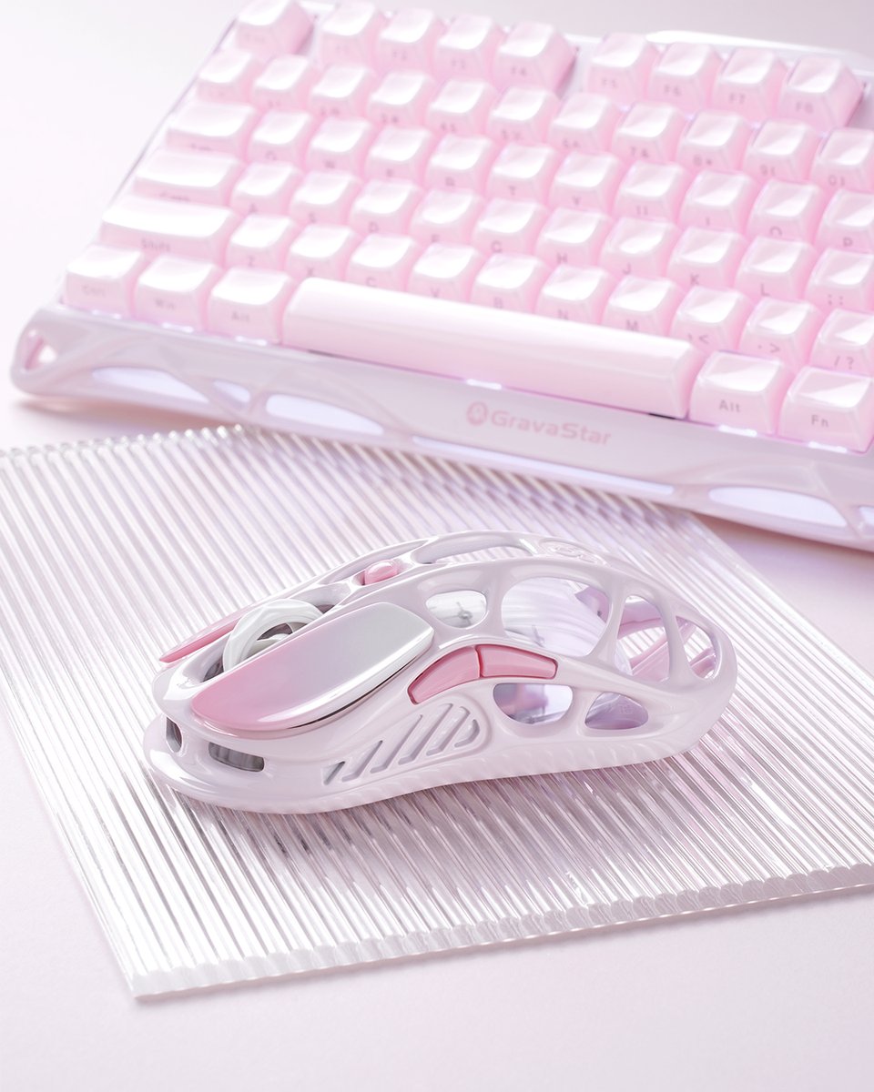 GravaStar Mercury M1 Pro ゲーミングマウス ピンク GravaStar Mercury