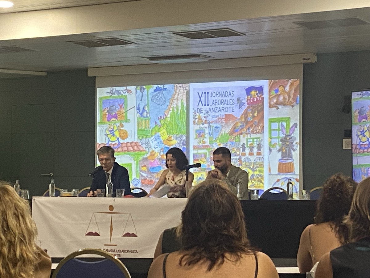 Avui membres de la Junta de l’ACJD, assistim a les XII Jornadas Laborsles de Lanzarote, amb el título “Diálogo entre Tribunales (TEDH, TJUE, CEDS, TC, TS) desde Lanzarote”