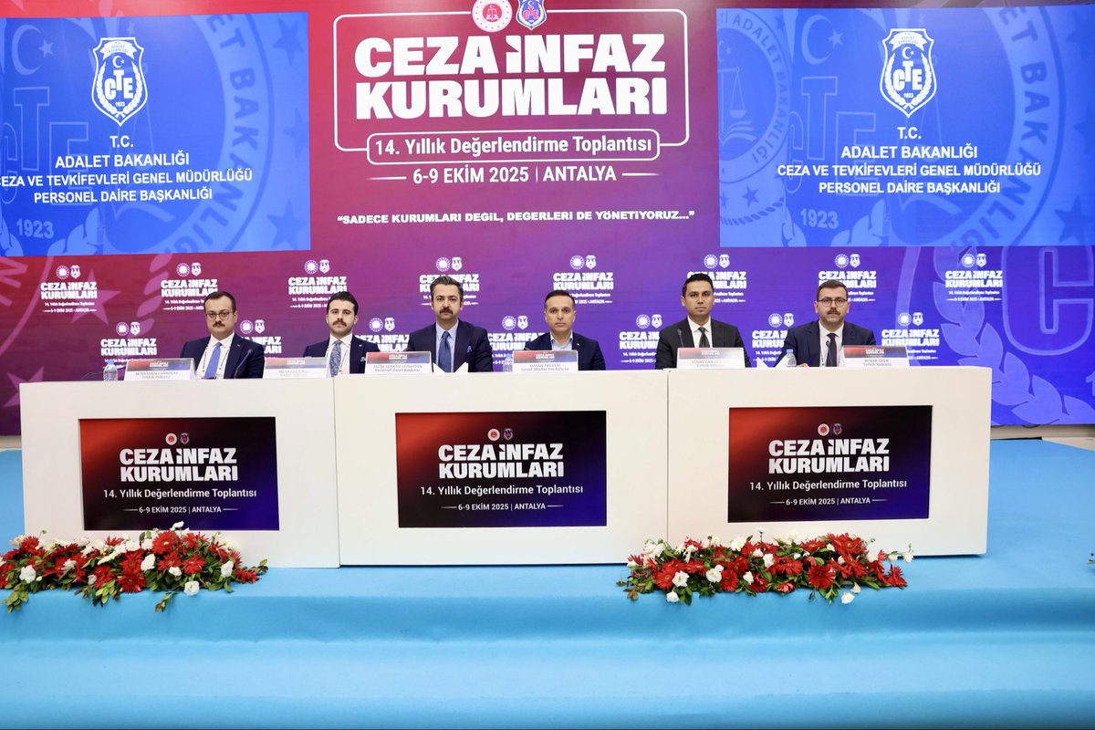 MusaUstaoglu's tweet image. Ceza İnfaz Kurumları 14. Yıllık Değerlendirme Toplantısı

Ceza infaz kurumları 14. Yıllık Değerlendirme Toplantımızı, Sayın Bakan Yardımcımızın, Sayın Genel Müdürümüzün, Genel Müdürlüğümüzün değerli birim amirleri ile kıymetli kurum müdürlerimizin katılımlarıyla gerçekleştirdik.…