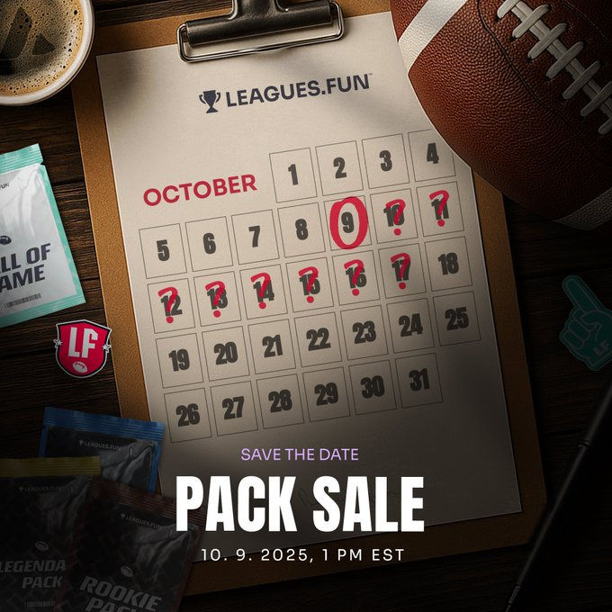 I shared it 15 days ago as an early alpha, and we participated together. <a href="/leaguesfun/">Leagues.Fun</a> package sale is today. I have no connection or collaboration with the team. Do your own research.

I've explained it in detail. If you have any questions, let me know and I'll try to help