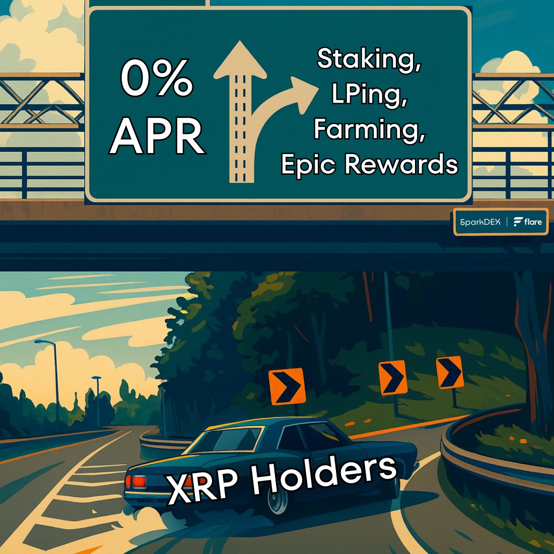 SparkDexAI's tweet image. Basically, crypto and $XRP holders right now: