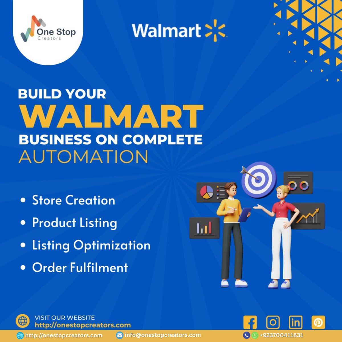 FarhanSajj45783's tweet image. 🚀 Build your Walmart business with full automation!  
We manage everything—from store creation to order fulfillment—so you can scale without limits.  
🌐 onestopcreators.com  
📧 info@onestopcreators.com  

#EcommerceGrowth #WalmartAutomation #OneStopCreators #EcommerceTips