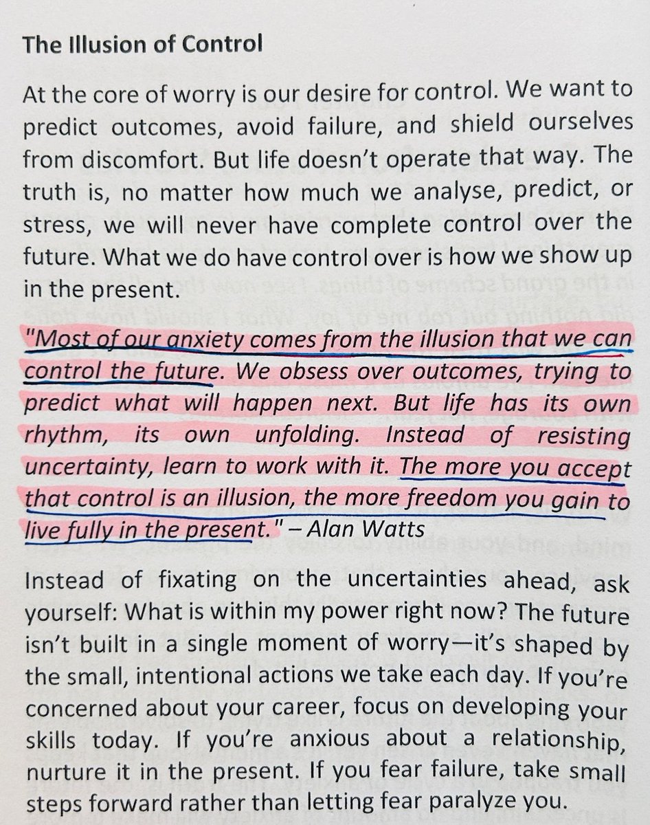 jaynitx's tweet image. Alan Watts explained why your need for control is what’s keeping you anxious: