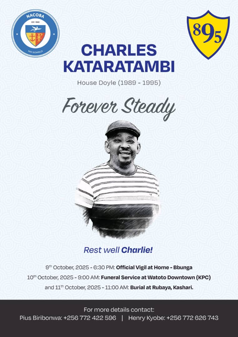 <a href="/ngonians/">NACOBA</a> we lost our own Mr. Charles Kataratambi. May his soul rest in peace 🕊️🕊️ 
#nisidominus