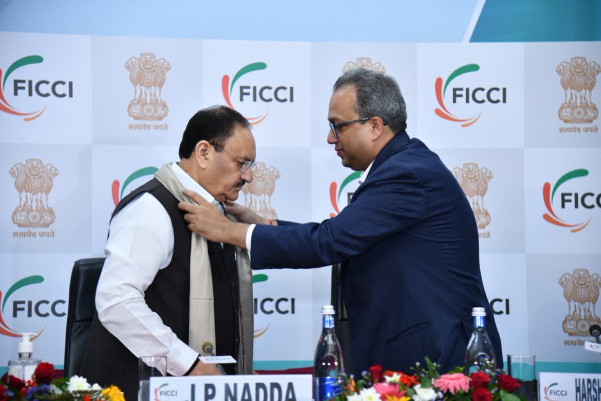 JPNadda's tweet image. Addressed the FICCI HEAL 2025 in New Delhi today. FICCI HEAL serves as an important platform that brings together experts, policymakers, and industry leaders to shape the future of India’s healthcare ecosystem.

From strengthening maternal and child healthcare to ensuring…