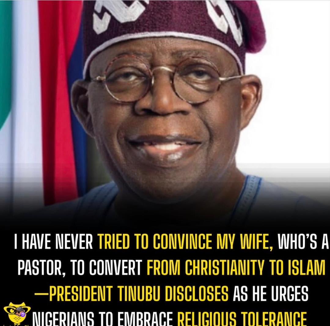 V_A_D_D_I_C_T's tweet image. His wife prays in church, he prays in the mosque—both pray for Nigeria. #UnityBeyondReligion