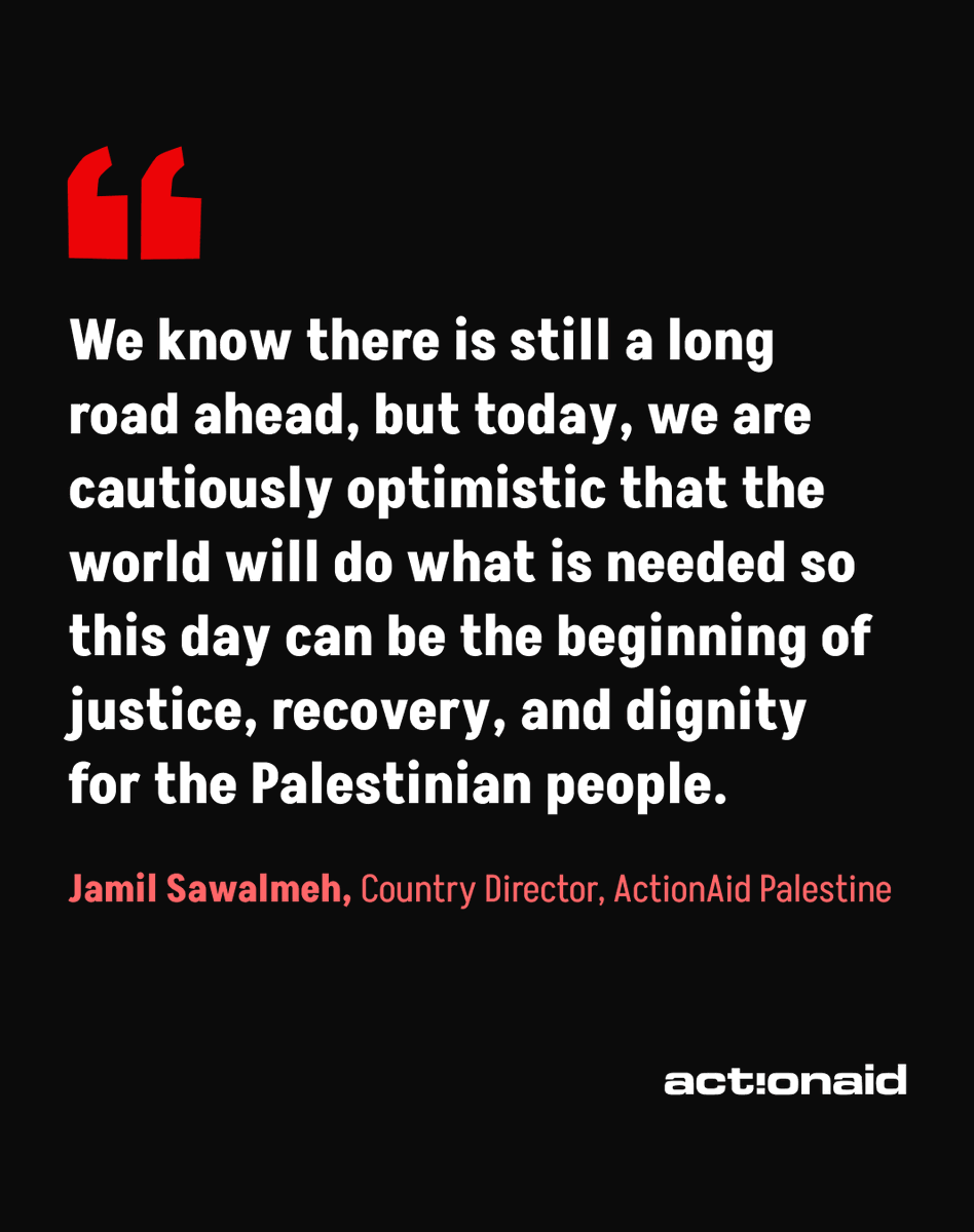 “Today we have the hopeful news of a first phase of a ceasefire agreement. After two years of genocide, with relentless bombardment, famine, and repeated displacement in Gaza, this announcement brings cautious relief.  

“Gaza cannot wait: An immediate and permanent ceasefire,