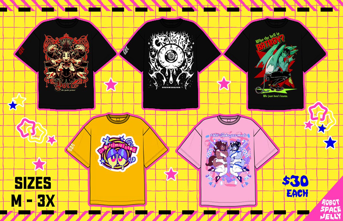 Woohoo I'll be at #ACFI this weekend! I'll have a OC ranking poll, commissions and shirts !