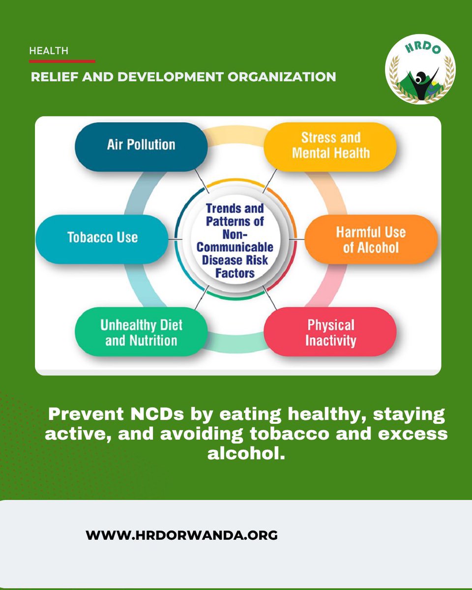 HealthReliefan3's tweet photo. Non-communicable diseases are preventable! Let’s act today for a healthier tomorrow. #StopNCDs #healthylivingtips https://t.co/d8C39h4SnR