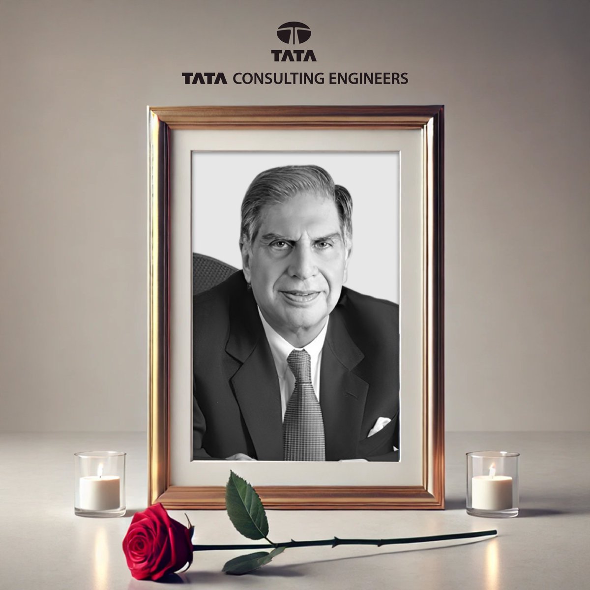 TCEConnect's tweet image. In loving memory of a visionary who redefined leadership through humility, integrity and purpose. Mr Ratan N. Tata’s enduring legacy continues to inspire generations to dream boldly, lead with compassion and engineer a better tomorrow. At Tata Consulting Engineers, we remain…