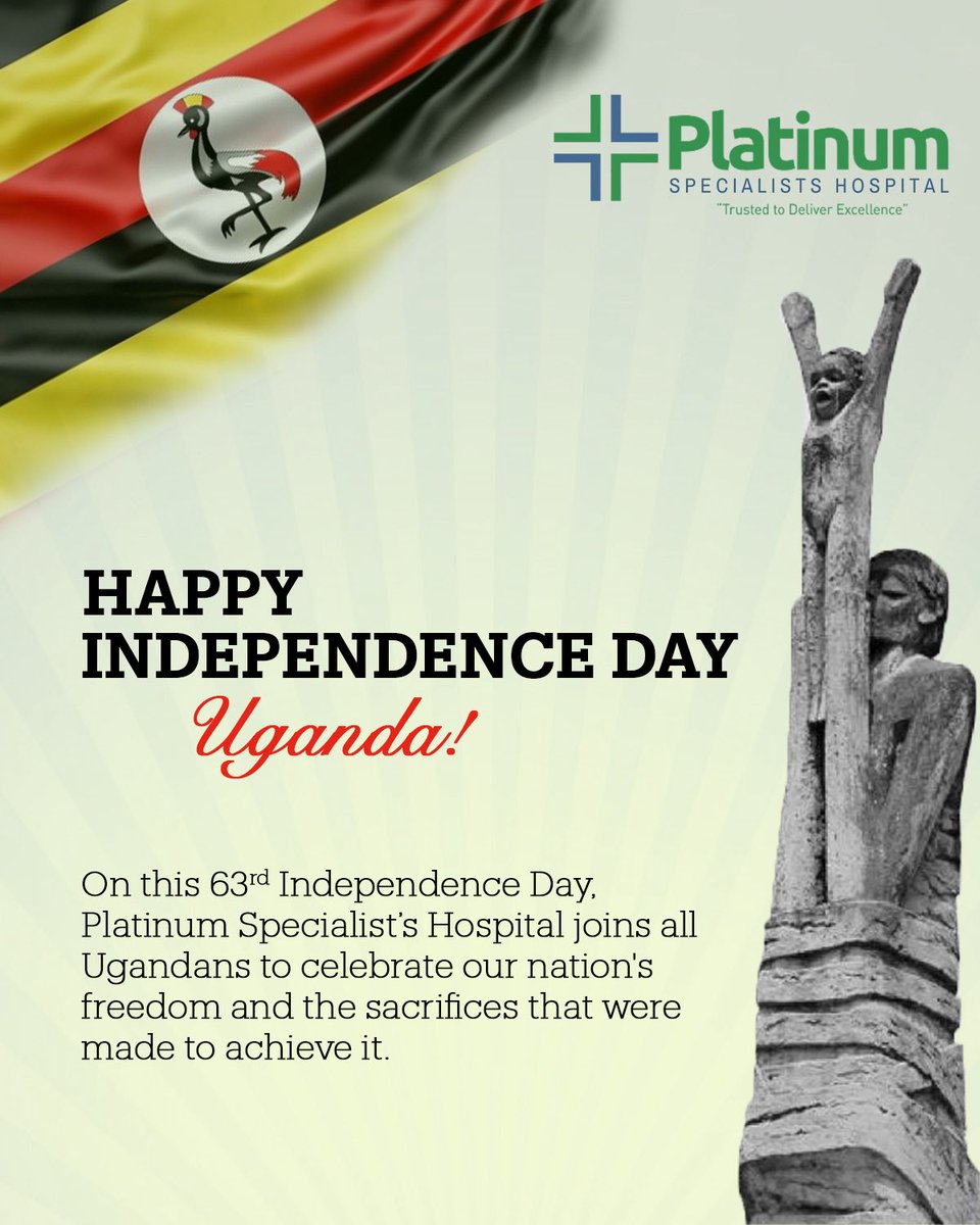 Celebrating FREEDOM &amp; UNITY.  Happy ✨Independence Day✨
#health #uganda #ugandaindependence