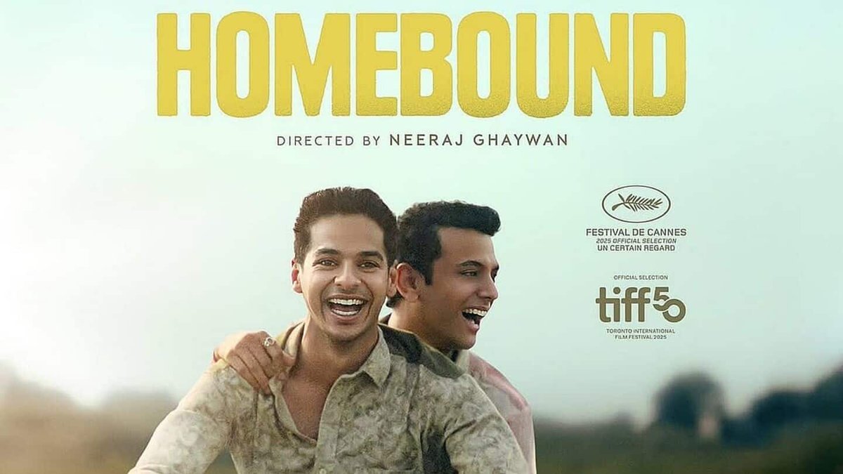 anandh_twitz's tweet image. Watching Homebound — pure emotions, heart-melting story 💫 ,  Story, cast, music, performances — everything perfect. Homebound is definitely one of 2025’s BEST! ❤️must watch in theatres! #Homebound #Neerajghaywan #MartinScorsese