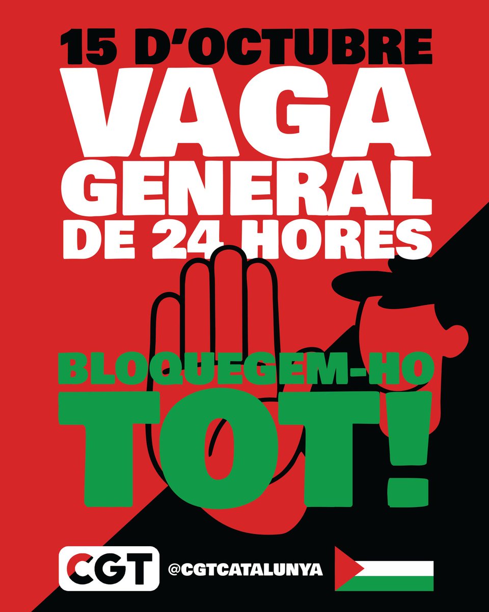 El dimecres vaga general. Ho aturem tot!