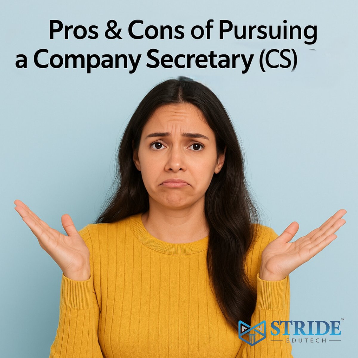 StrideEdutech's tweet image. 🚀 Thinking of becoming a Company Secretary (CS)?
✅ Prestige, top career options, financial growth
⚠️ Long syllabus, tough exams, constant updates
With the right coaching, you can ace it!
🌐 strideedutech.com | 📞 8939688188
#CSCourse #CompanySecretary #Career #Stride