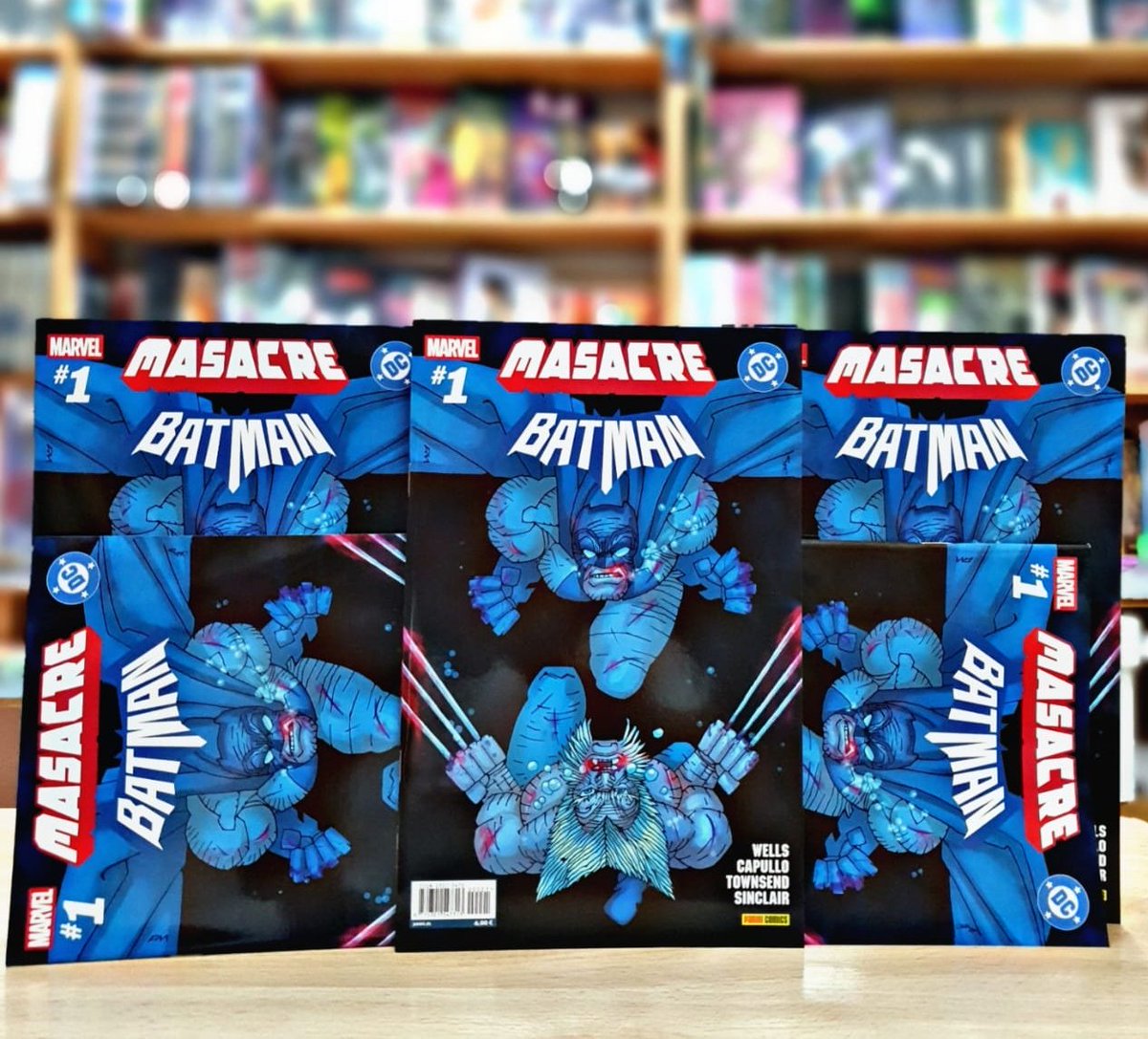 ComicsArcadia's tweet photo. ¡Llegó el día!
#Marvel y #Dccomics vuelven a compartir páginas y con dos de sus personajes icónicos Deadpool y Batman.
Y además tenemos portadas alternativas de #FrankMiller #PepeLarraz y #SkotieYoung ¿te lo vas a perder?
#DeadpoolBatman
@PaniniComicsEsp https://t.co/mTCrc8r4CV