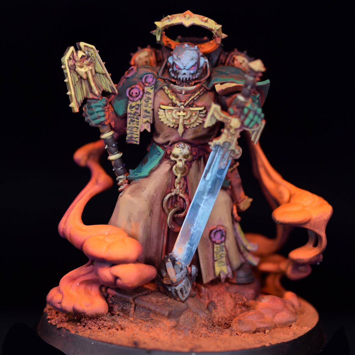 Asmodai the Humorless! Don’t tell jokes around this guy! Dark Angel

#WarhammerCommunity #warhammer40k #Paintingwarhammer #darkangels