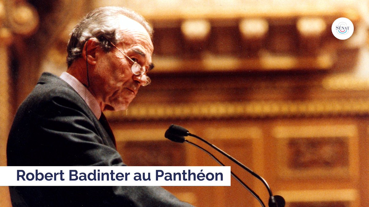 Aujourd’hui, Robert Badinter entre au Panthéon

Le 9 octobre marque l’anniversaire de la promulgation de la loi abolissant la peine de mort.

Adoptée par le Sénat le 30 septembre 1981, cette loi fut pour Robert Badinter l’aboutissement du combat d’une vie.

Né en 1928, Robert