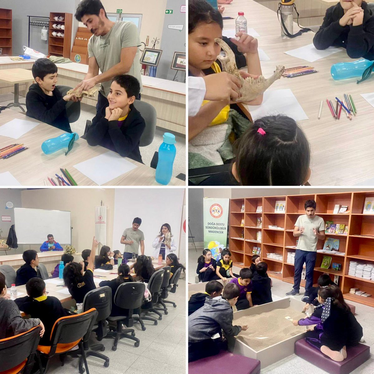 6 Ekim Uluslararası Jeoçeşitlilik Günü, “Türkiye'nin Eşsiz Jeoçeşitliliğine Sahip Çıkalım” sloganıyla Şehit Cuma Dağ Tabiat Tarihi Müzesi’nde 4. sınıf öğrencileriyle paleontoloji eğitimi, fosil kazı ve çizim etkinlikleriyle kutlandı.