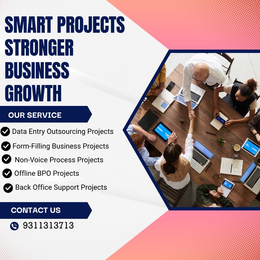 SJosheph48267's tweet image. 📈 Transform your business workflow with reliable non-voice and offline projects.
Call us: 9311313713
.
.
.
#BPOProjects  #FormFillingProjects, #DataEntryProjects,  #NonVoiceProjects #ZoeticBPO #MaharashtraBusiness #GujaratBusiness #KarnatakaBusiness #TamilNaduBusiness