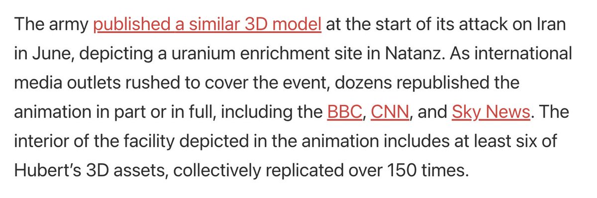 incredible investigation by <a href="/972mag/">+972 Magazine</a>  – and an indictment of western media outlets who have disseminated fictionalized visualizations created by the Israeli army in order to justify the destruction of civilian infrastructure